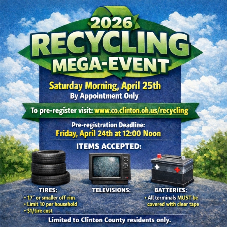 Official Website for Clinton County Ohio - Special Collection Events